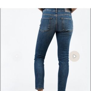 6397 Mid Rise Cropped Womens Jeans 27 ankle capri